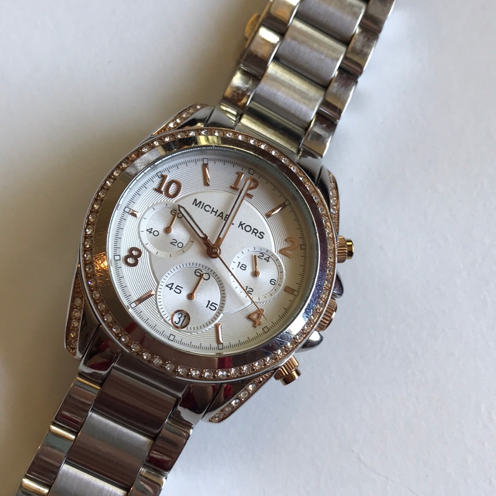 Michael Kors Silver Stainless-Steel Quartz Watch